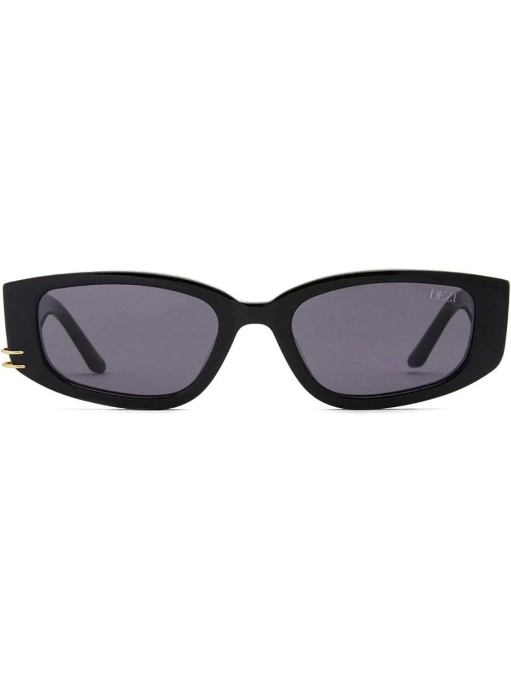 Stylish Square Sunglasses with Asymmetrical Design & Unique Cuffed Detail